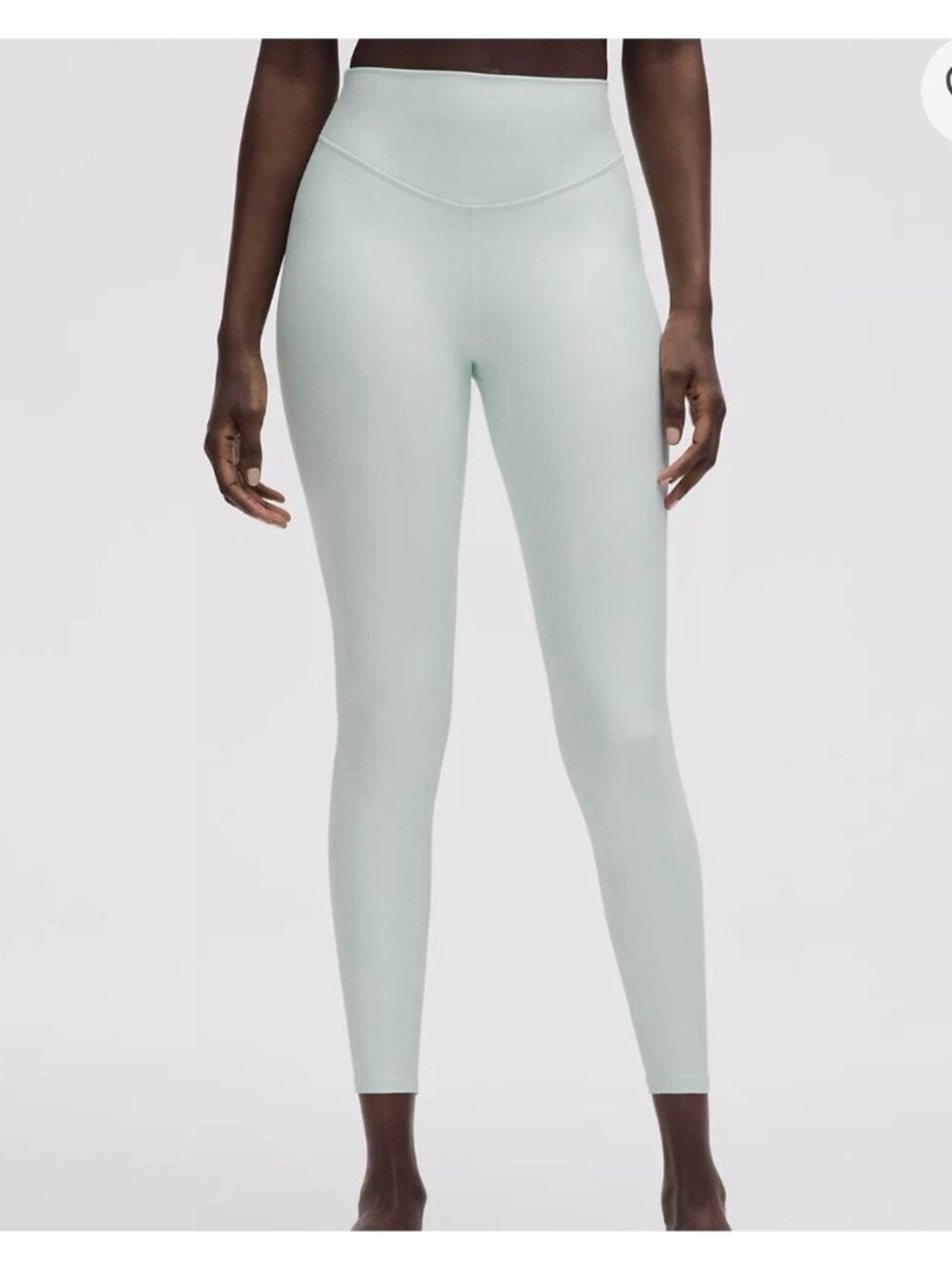 Women’s Lululemon Wunder Under Light Green full length legging Running Workout